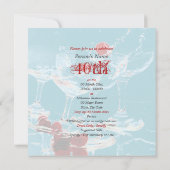 40e verjaardagsfeestdag hoofdartikel CUSTOMIZE Kaart (Achterkant)