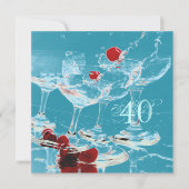 40e verjaardagsfeestdag hoofdartikel CUSTOMIZE Kaart (Voorkant)