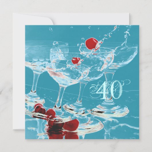 40e verjaardagsfeestdag hoofdartikel CUSTOMIZE Kaart (Voorkant)