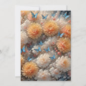 40e verjaardagsfeestje Bloemen Kaart (Achterkant)