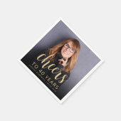 40e verjaardagsfeestje foto proost servet (Hoek)