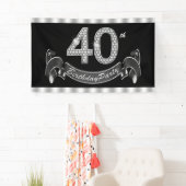 40e verjaardagsfeestje spandoek (Insitu)