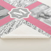 40e verjaardagsfeestje speciaal gepersonaliseerd m sherpa deken (3/4)