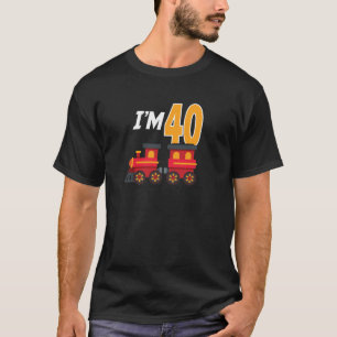 40e Verjaardagsfeesttrein Speelgoed 40 Jaar Oud Fu T-shirt
