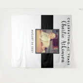 40e verjaardagsfotobackdrop banner wandkleed (Voorkant (horizontaal))