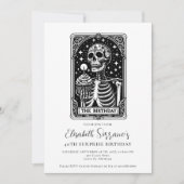 40e Verrassing Verjaardagsfeest Gotische Tarot Zwa Kaart (Voorkant)