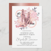 40e verrassingsdag | Rozen op hoog niveau Kaart (Voorkant / Achterkant)