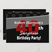 40e verrassingsdag zwart, wit V541 Kaart (Voorkant / Achterkant)