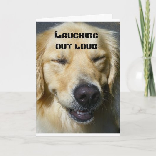 **40e VIRTHDAY** LAUGWACHT UIT LOUD! Kaart (Voorkant)