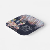 40e volwassen verjaardag champagne hakken papieren bordje (Gebogen)