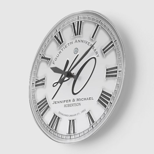 40e Zilveren Jubileum Grote klok (Hoek)