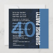 40e ZUIVERING Matig Blauw S592 Kaart (Voorkant)