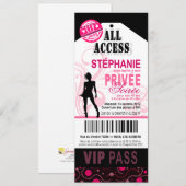 40ème fête VIP d'anniversaire personnalisée (Voorkant / Achterkant)