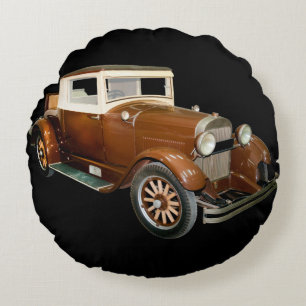 40s Automobiel - Vervoer Rond Kussen