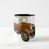 40s  Automobiel - Vervoer Tweekleurige Koffiemok (Center)