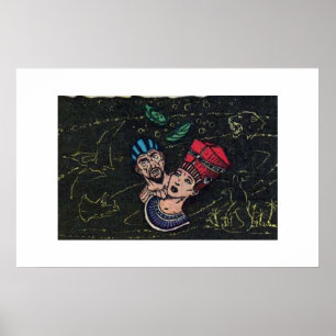 40s Horror  strips   oud, klassiek en retro Poster