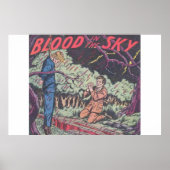 40s Horror  strips voor stripverhalen Poster (Voorkant)