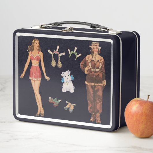 40s Mode Papier Poppen (In situ)