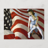 40's Pinups, Postcard Briefkaart (Voorkant)