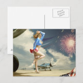 40's Pinups, Postcard Briefkaart (Voorkant / Achterkant)