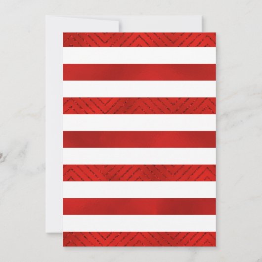 40ste huwelijksjubileum uitnodiging, Nep glitters Kaart (Achterkant)