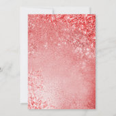 40ste huwelijksverjaardag Robijnrood Kaart (Achterkant)