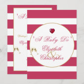 40ste huwelijksverjaardag Rood Elegant Een Robijne Kaart (Voorkant / Achterkant)