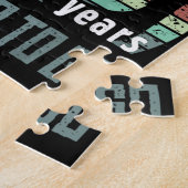40ste jaar Jubileum cadeaus voor paren Legpuzzel (Zijkant)