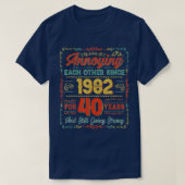  40ste Jubileum bruiloft 40 jaar Marri T-shirt (Design voorkant)