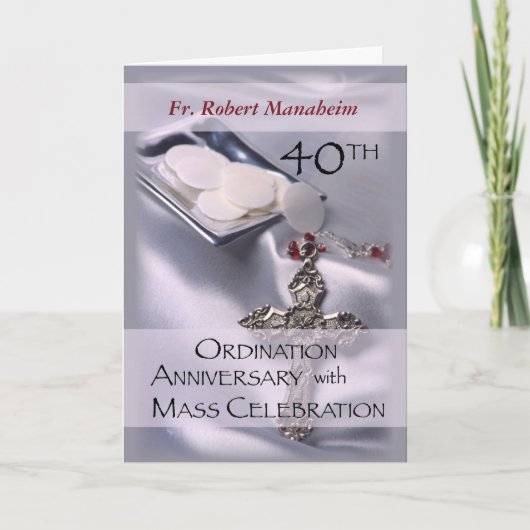 40ste Jubileum van het Kruis van de Uitnodiging (Voorkant)