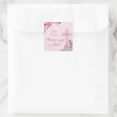 40ste Jubileum van het Religieuze Leven Katholieke Vierkante Sticker (Tas)