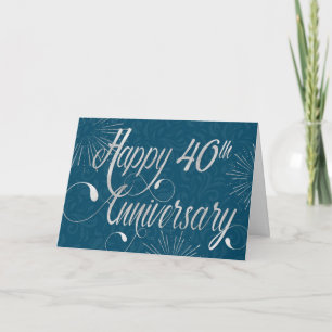 40ste Jubileum - Zwemtekst - Blauw Kaart