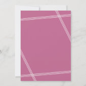 40ste Simple Moderne Elegante Uitnodigingen Voor V (Achterkant)