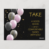 40ste verjaardag. Elegant jarig Briefkaart (Achterkant)