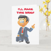 **40ste VERJAARDAG HUMOR** VAN EEN GOOFY ADVOCAAT Kaart (Gele Bloem)