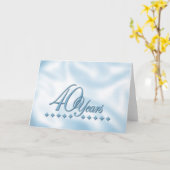 40ste verjaardag kaart (Gele Bloem)