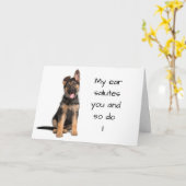 *40STE VERJAARDAG* MIJN OOR GROET U! (IK OOK) KAART (Gele Bloem)