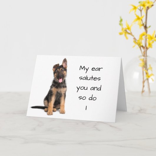 *40STE VERJAARDAG* MIJN OOR GROET U! (IK OOK) KAART (Gele Bloem)