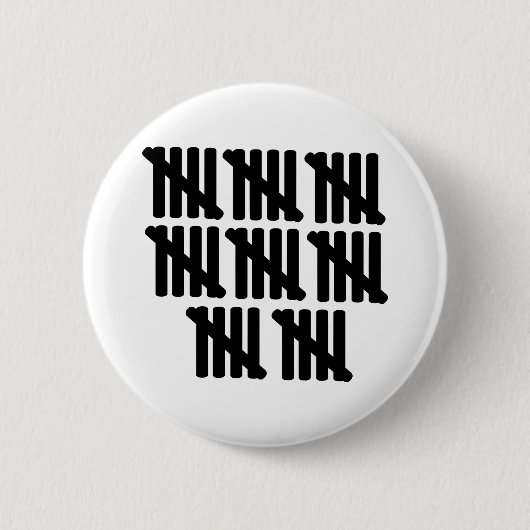 40ste verjaardag ronde button 5,7 cm (Voorkant)
