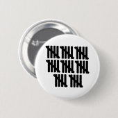 40ste verjaardag ronde button 5,7 cm (Voorkant /achterkant)