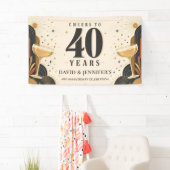 40ste verjaardag spandoek (Insitu)