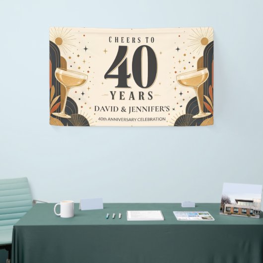40ste verjaardag spandoek (Beurs)