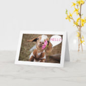 **40ste VERJAARDAG" VAN DE KLEINE "OUDE" IK **OUDE Kaart (Gele Bloem)