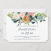 40ste verjaardag van de moderne bloemenmarine wate kaart (Voorkant)