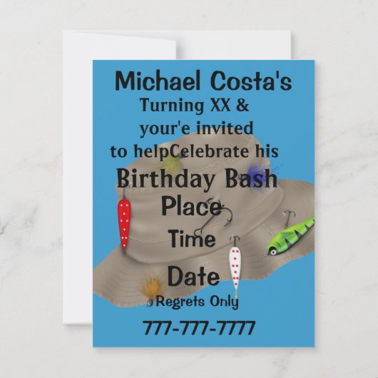 40ste verjaardag van de VN Geviste Uitnodigingen v (Achterkant)