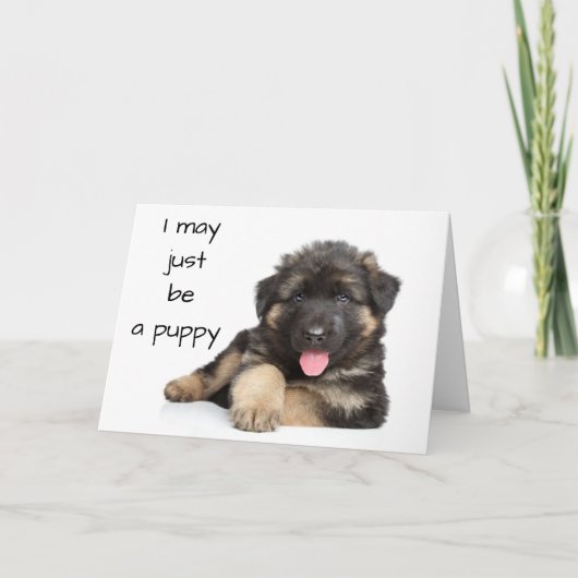 *40ste VERJAARDAG* VAN EEN PUP DIE WEET Kaart (Voorkant)