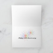 40ste verjaardag vieren kaart (Binnen)