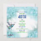 40ste verjaardagsfeest grote AANPASSING Kaart (Achterkant)