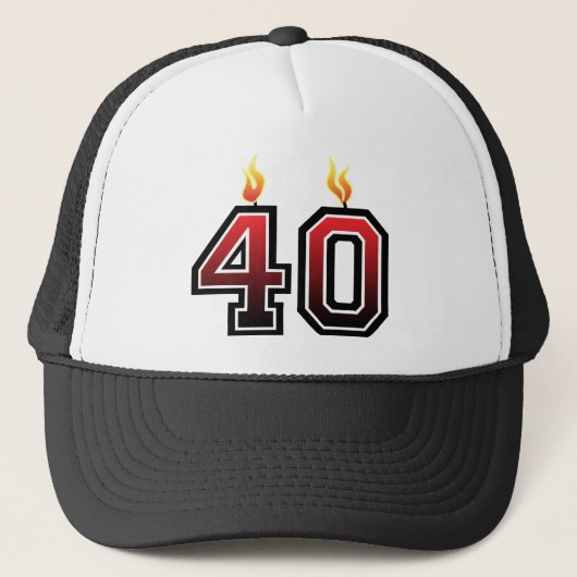 40ste verjaardagsfeestje trucker pet (Voorkant)