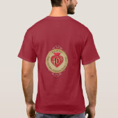 40th/15th Ruby Red T-shirt (Achterkant)
